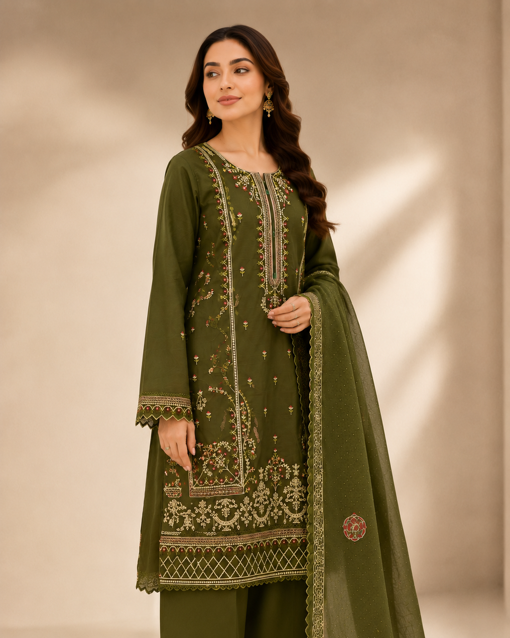 Essential-3pc Lawn Suit