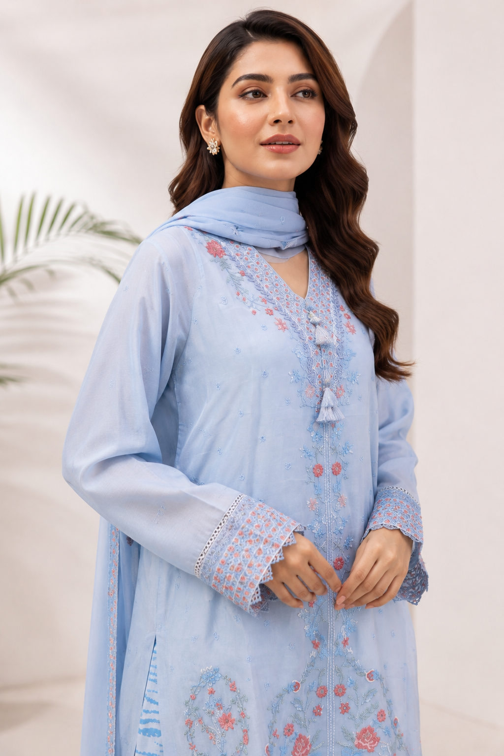 Signature Sky Embroidered