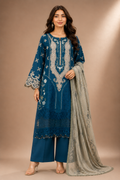 Luxury Embroided-3pc Lawn Suit