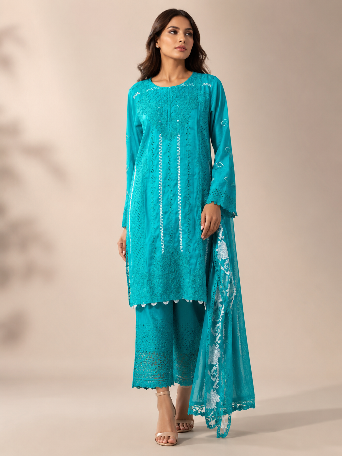 Luxury Embroided-3pc Lawn Suit