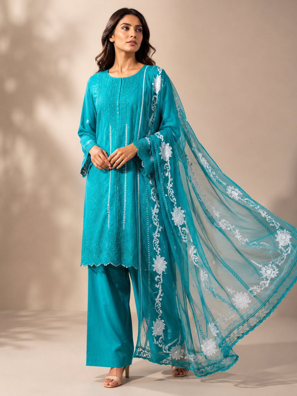 Luxury Embroided-3pc Lawn Suit
