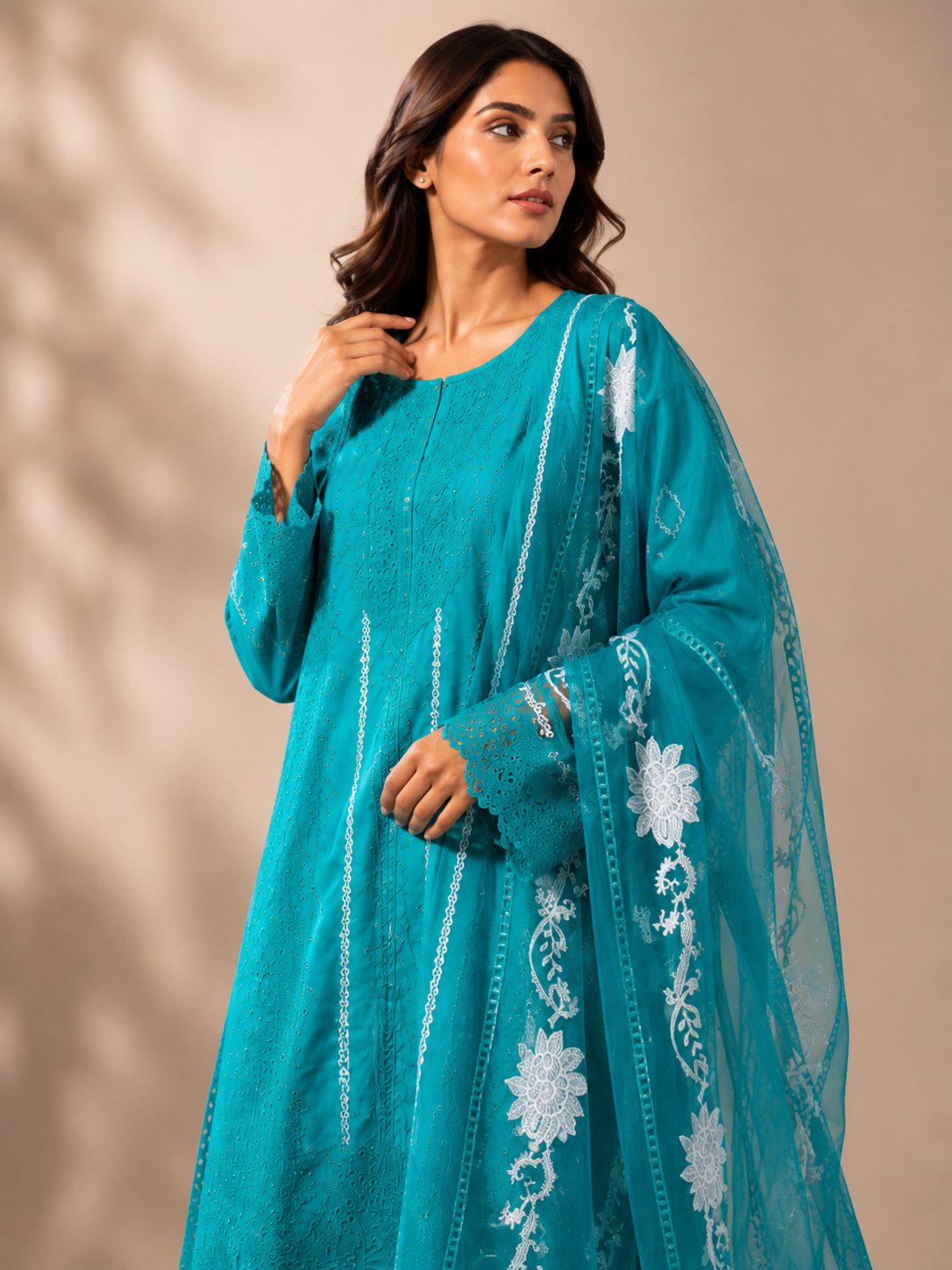 Luxury Embroided-3pc Lawn Suit