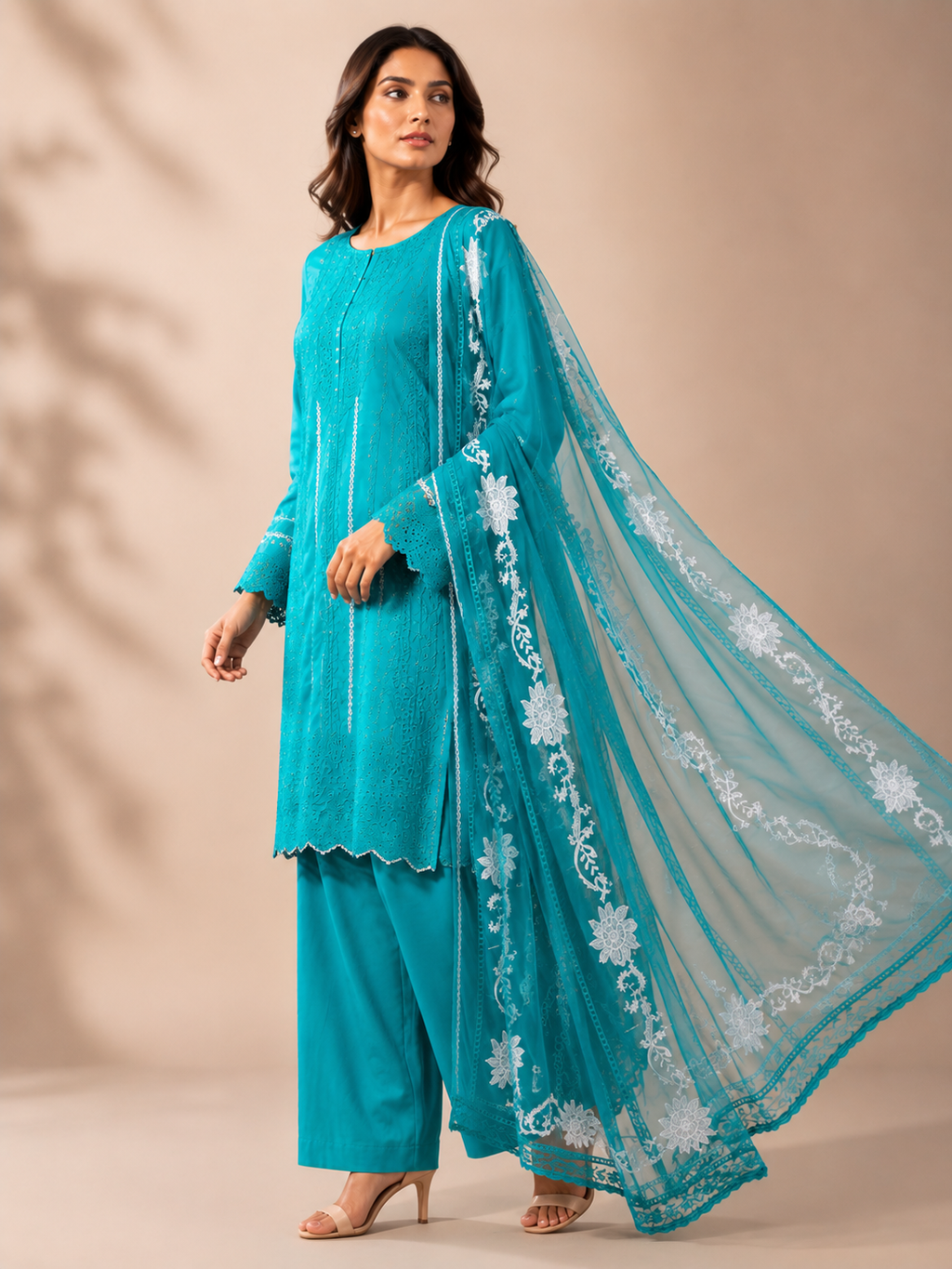 Luxury Embroided-3pc Lawn Suit