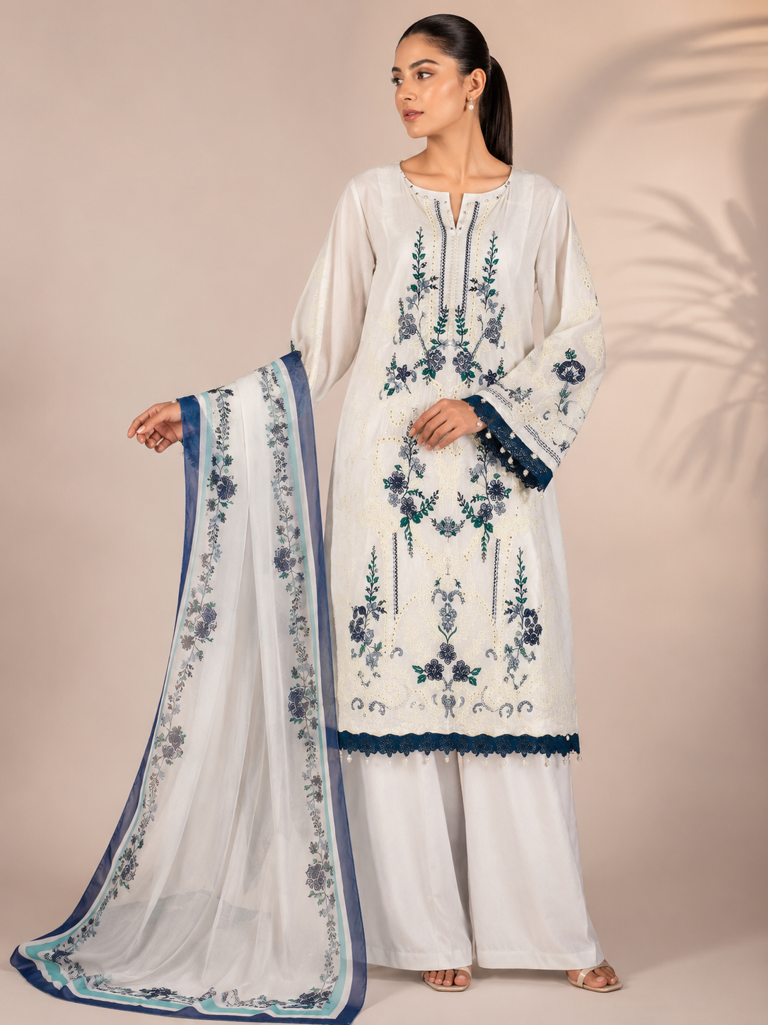 Luxury Embroided-3pc Lawn Suit