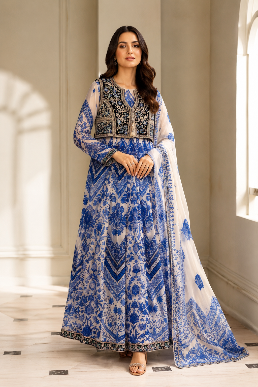 Azure Royale Luxury 4-Piece Pret