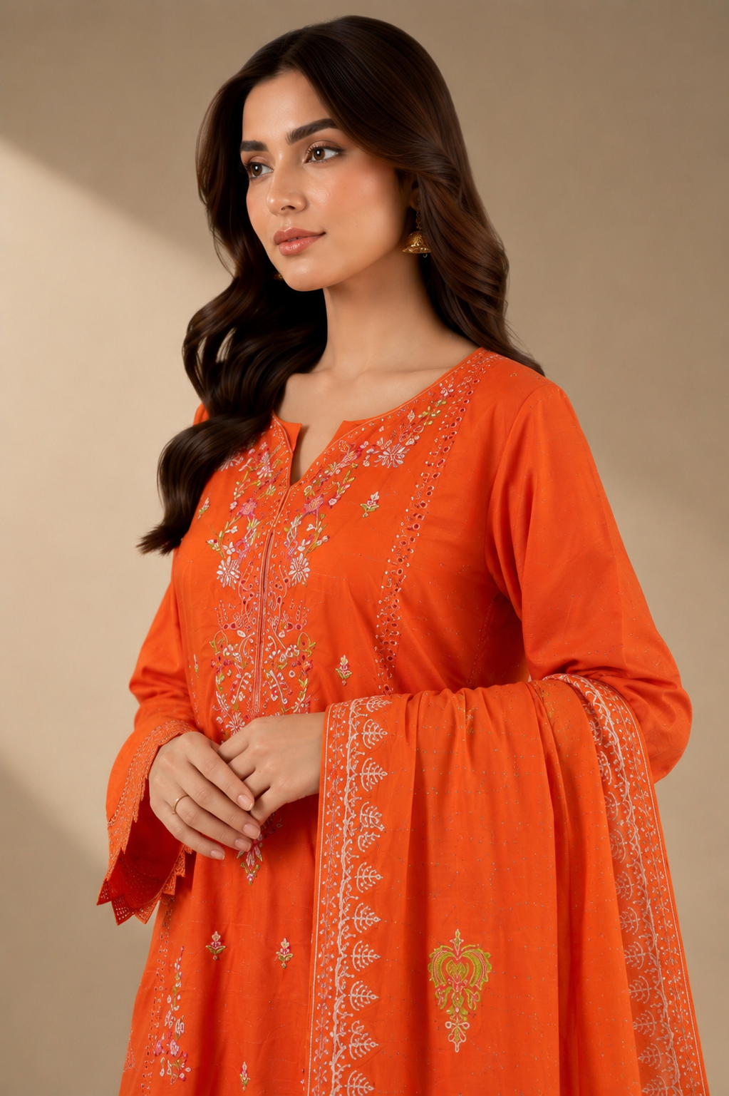 Embroided-3pc Lawn Suit