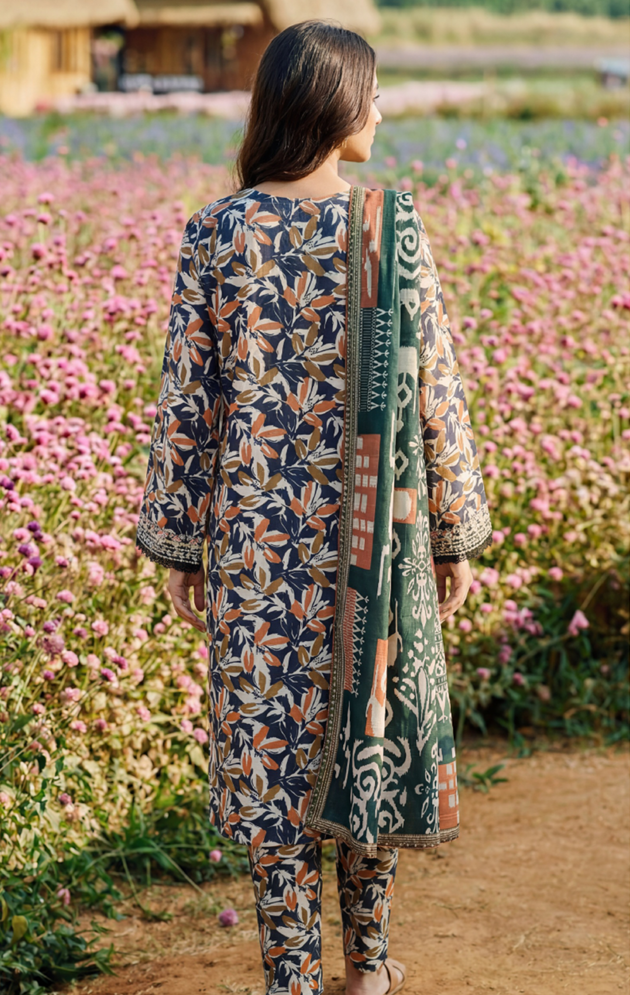Layna-3pc Lawn Suit