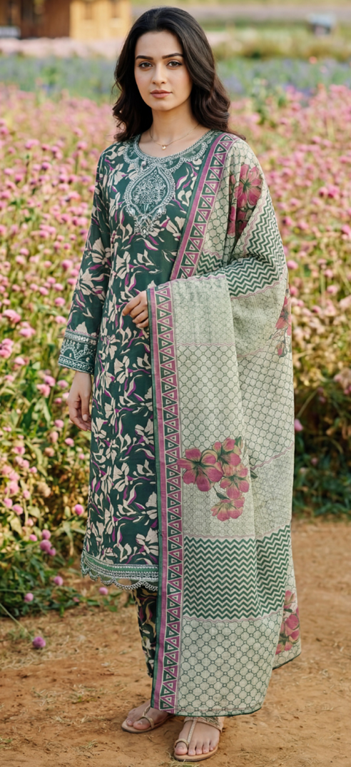 Layna-3pc Lawn Suit