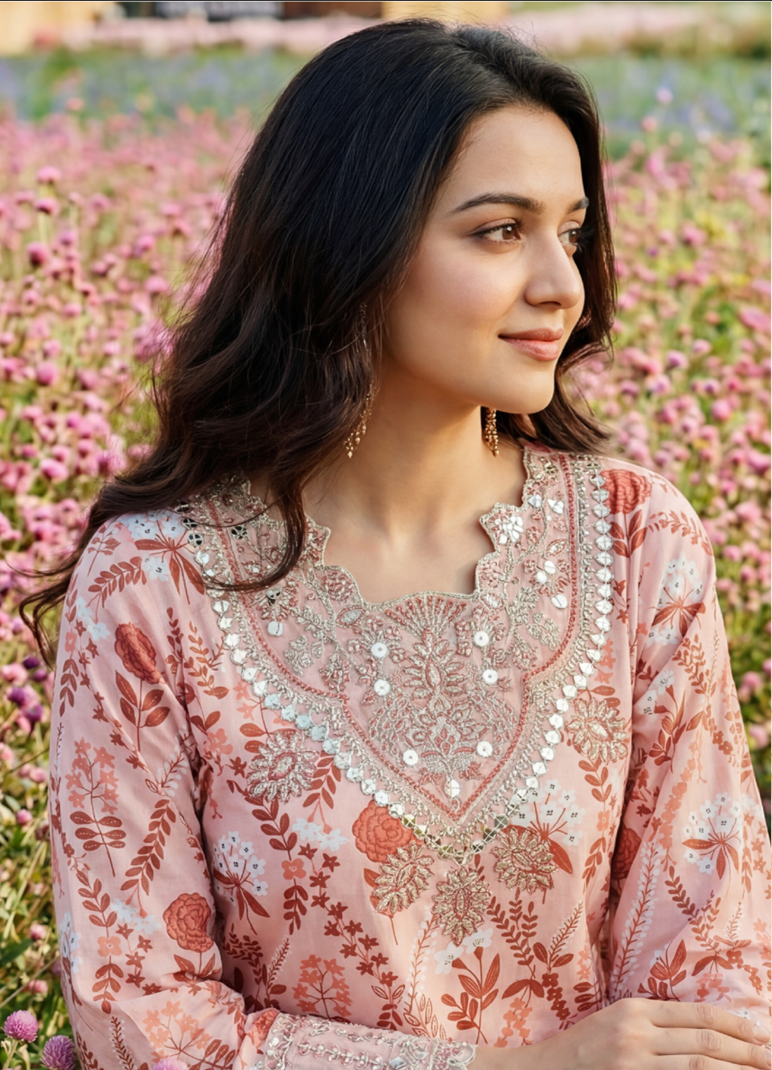 Layna-3pc Lawn Suit