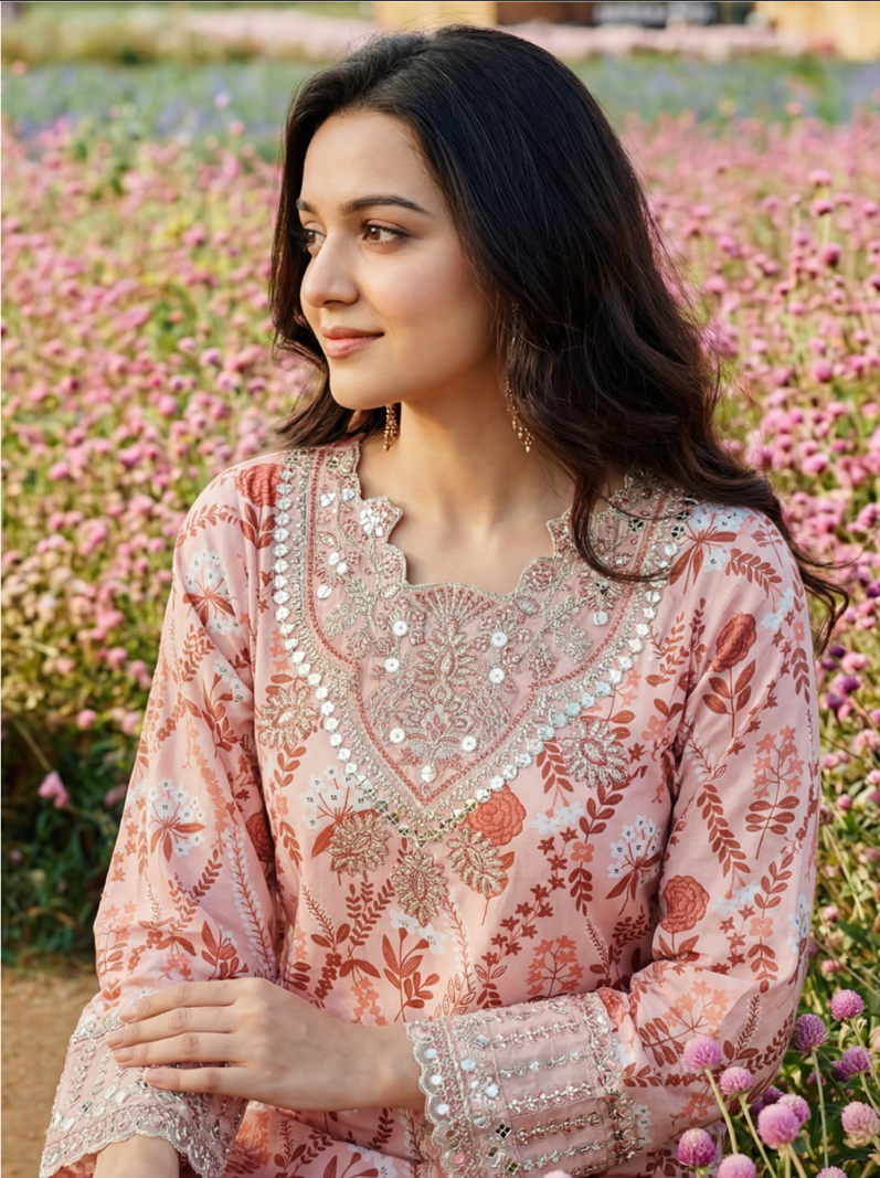 Layna-3pc Lawn Suit