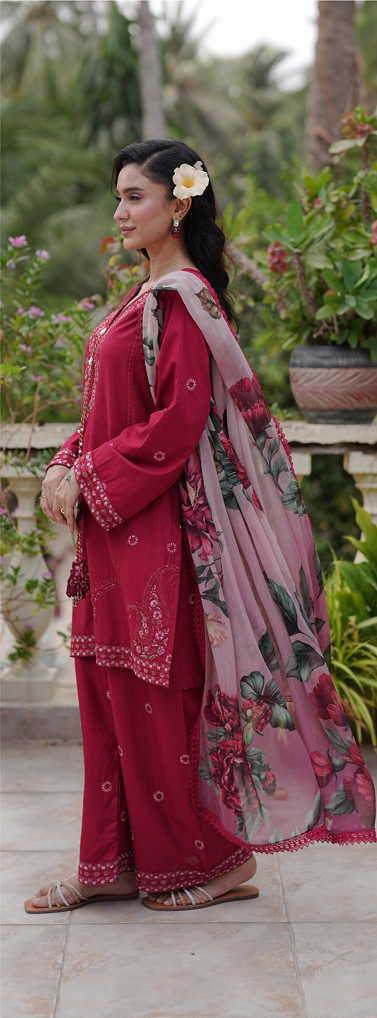 Layna-3pc Lawn Suit