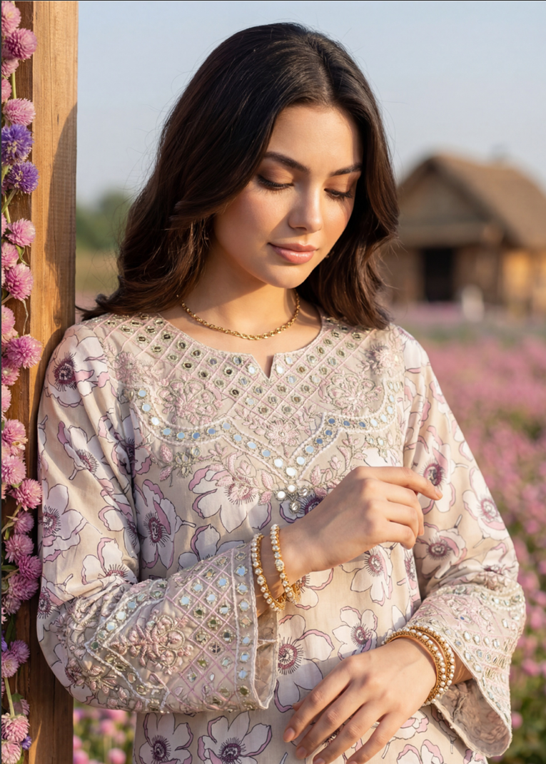 Layna-3pc Lawn Suit