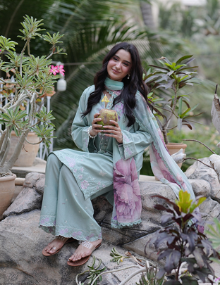 Layna-3pc Lawn Suit