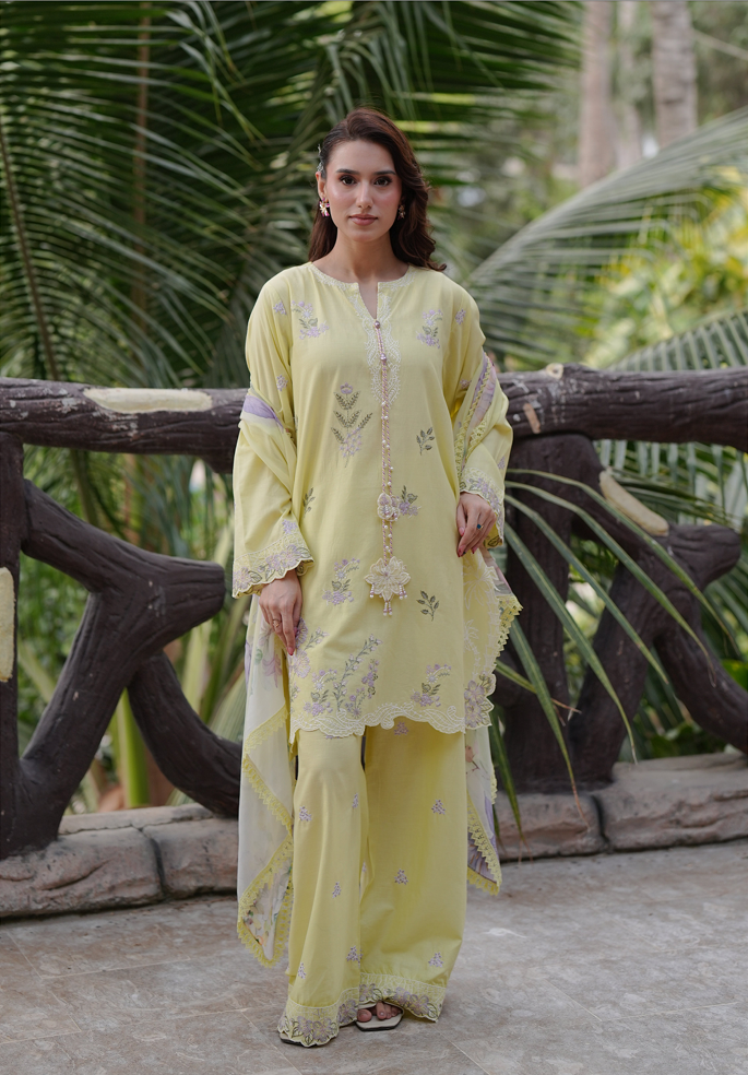 Layna-3pc Lawn Suit