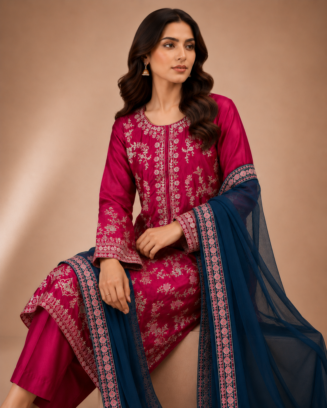 Silk Essential-3pc Suit