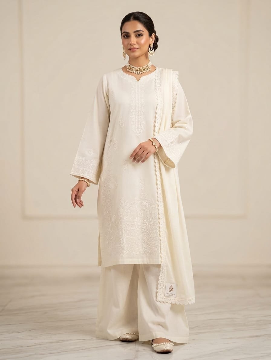 Graceful Traditional Wear With Elegant Detailing